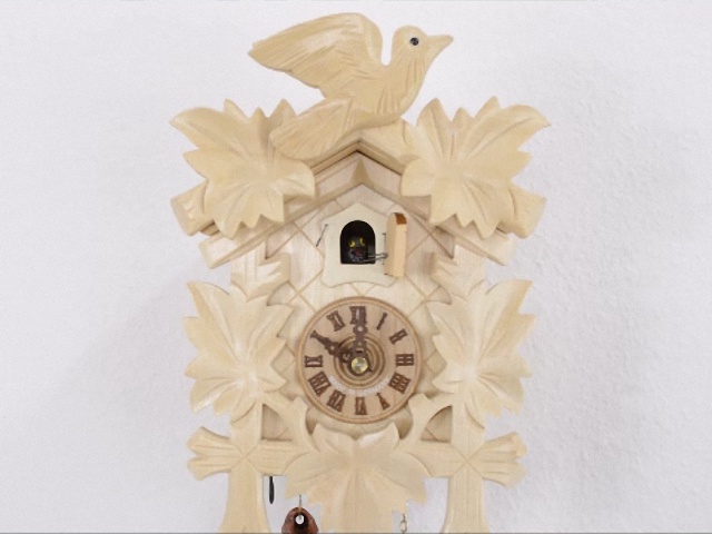 鳩時計 リーフ5枚、鳥 - 1日巻 - Nr. 1.0020.20.C