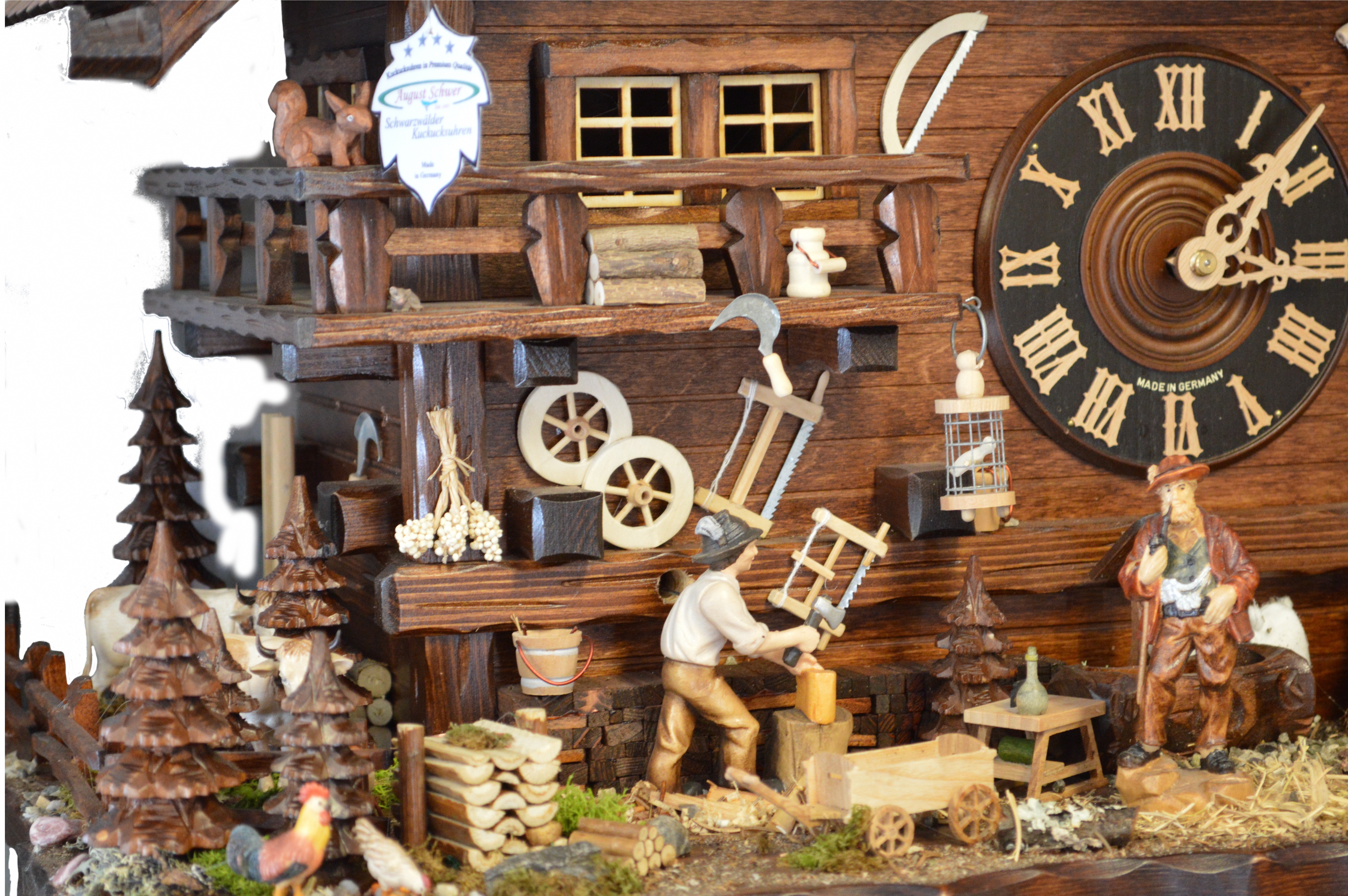 Orologio A Cucù Shop, Foresta Nera, Germania Foto Stock