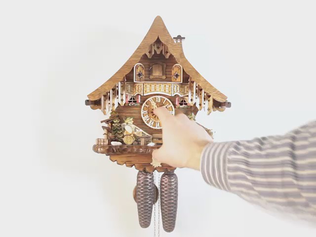 Pendule à coucou à quartz Maison de la Forêt-Noire ... - eBay