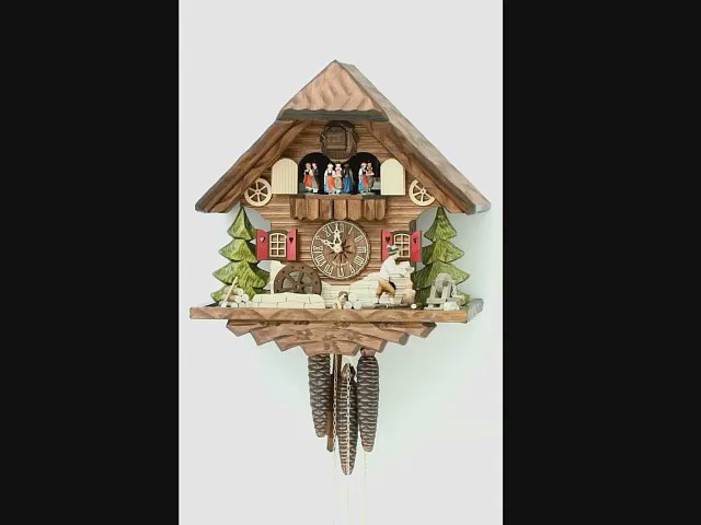 ドイツ　シュヴァルツヴァルト　鳩時計　黒い森　鳩時計 Amazon.co.jp: 【国内正規品3年保証】クォーツ式鳩時計カッコー