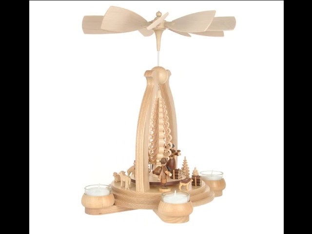 クリスマスピラミッド 聖誕 – ドイツ・ザイフェンの木のおもちゃ