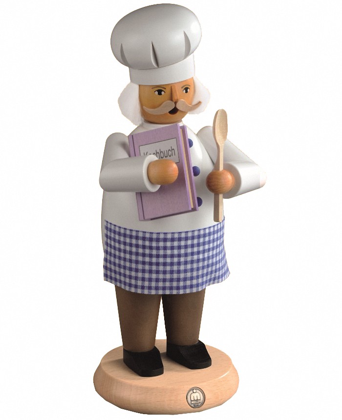 德国吸烟者厨师 高度27 厘米 11 英寸 厄尔士原作由mueller Seiffen完成 吸烟者 Nr Mu